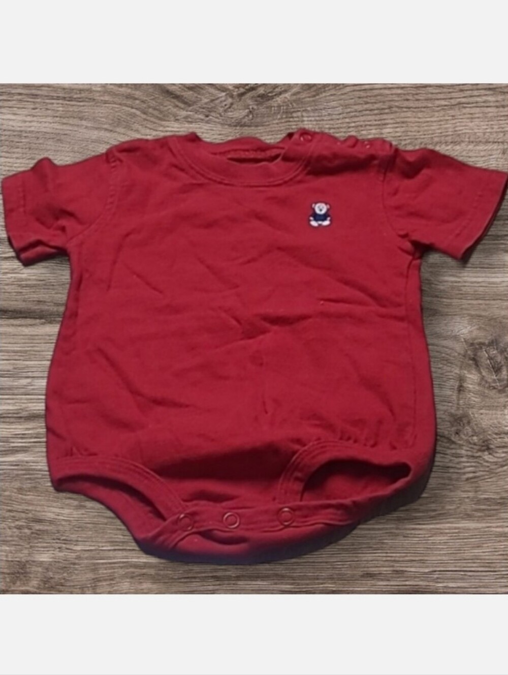LITTLE BOY'S CARTER'S TEDDY BEAR ONESIE - Picture 7 of 7